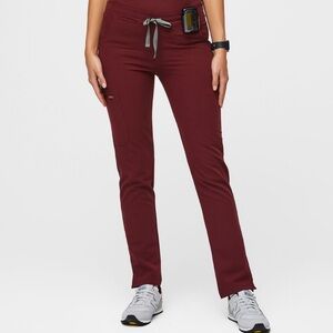 Burgundy Figs Yola Scrub Bottoms